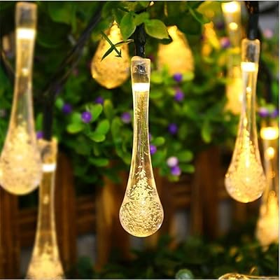 Forooo 21,3 pieds lampe solaire goutte d'eau 30 led étanche jardin terrasse lumière blanc chaud. DIAYTAR COTE D'IVOIRE, c'est plus de 300 000 références disponibles en ligne. La boutique leader en Côte d'Ivoire, propose une large gamme de produits pour répondre à tous vos besoins. De l'électronique à la mode, en passant par les produits culturaux.