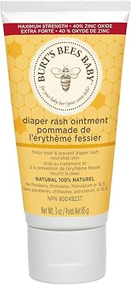 Burt's bees baby bee pommade 100 % naturelle contre l'érythème fessier, tube