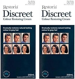 2 paquets de crème réparatrice de teint discrète restoria, 250 ml