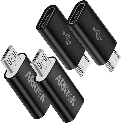 Adaptateur arctic usb-c (femelle) usb type-c (femelle) vers micro usb (mâle) adaptateur de charge et de synchronisation appareil photo numérique banque d'alimentation samsung galaxy s7/s7 edge plus (pack de 4, noir). DIAYTAR COTE D'IVOIRE est une boutique en ligne généraliste qui propose plus de 300000 références de produits, offrant ainsi une large gamme de choix à ses clients. Elle est considérée comme l'une des boutiques en ligne les plus populaires en Côte d'Ivoire. Elle offre une expérience d'achat en ligne sécurisée et pratique.