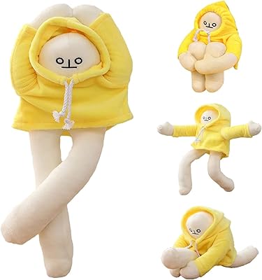 Jouets en peluche banana man, poupée d'animaux en peluche banane étranges de 16