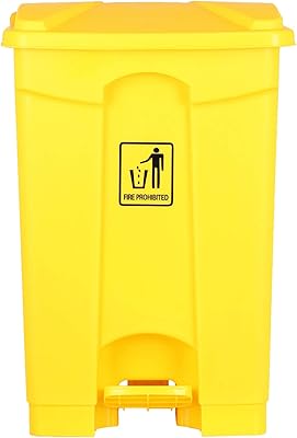 Poubelle blue stream, plastique - jaune