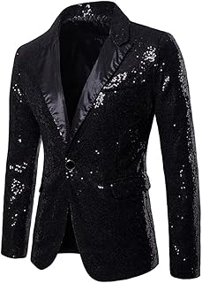 Veste de costume à sequins à un bouton pour hommes pour fête, festival, sports de soirée. Avec plus de 300 000 références dans notre catalogue, DIAYTAR COTE D'IVOIRE vous permet de découvrir de nouveaux produits et de trouver facilement ce que vous recherchez. Nous nous engageons à offrir une expérience de shopping exceptionnelle à nos clients.