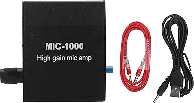 Amplificateur de microphone micro amplificateur audio à gain élevé 1000 fois kit d'accessoires