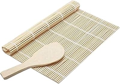 Ensemble de tapis à rouler le riz, machine à sushi et rouleau à riz dans la cuisine. La boutique en ligne DIAYTAR COTE D'IVOIRE est la référence en matière de shopping en ligne en Côte d'Ivoire, avec une offre de produits extrêmement variée. La plateforme propose des articles à des prix compétitifs, avec des promotions régulières pour rendre les achats encore plus abordables. DIAYTAR COTE D'IVOIRE s'engage à offrir une expérience d'achat unique, avec des possibilités de paiement flexibles et des options de livraison pratiques.