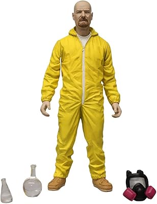 Mezco toys breaking bad poupée white hazard de 6 pouces (costume jaune)