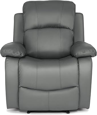 Fauteuil de luxe en cuir reconstitué gris pravitch adapté à la suite, au cinéma, à la salle de sport, à la maison et au repose-pieds (96 x 93 x 97 cm). La boutique en ligne DIAYTAR COTE D'IVOIRE se distingue par sa capacité à offrir des produits de haute qualité à des prix abordables. Avec plus de 300000 références, les clients peuvent choisir parmi une vaste gamme de produits pour répondre à leurs besoins et à leurs préférences. La boutique est engagée à fournir un service client de haute qualité pour garantir la satisfaction de ses clients.