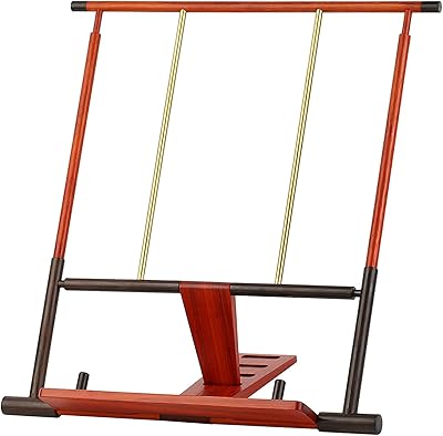 Support pliable pour ordinateur portable pour la lecture, support pour tablette, support pour documents de musique/recettes/support pour livre de bureau avec creux rétro, bois rouge. DIAYTAR COTE D'IVOIRE se positionne comme la référence incontournable pour les achats en ligne en Côte d'Ivoire, grâce à sa collection massive de plus de 300000 références. Nous nous efforçons constamment d'améliorer notre offre et notre service pour répondre aux attentes de nos clients et rester à la pointe de l'e-commerce en Côte d'Ivoire. Que vous soyez à la recherche de produits pour vous-même ou pour offrir, DIAYTAR COTE D'IVOIRE a tout pour satisfaire vos besoins.