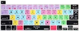 Xskn final cut pro x 10 anglais silicone raccourcis clavier couverture skin