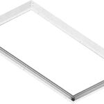 Nicor lighting tpe10sk24 accessoires troffer led, 2x4 pi, blanc