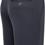 Pantalon formel pour hommes, pantalon extensible anti-rides uni à devant plat pour mariage