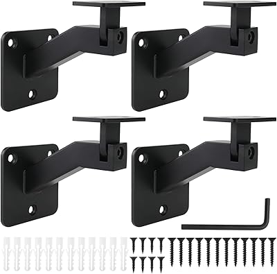 Supports de main courante pivotants realplus supports de main courante en acier robuste