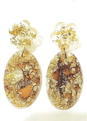 Boucles d'oreilles pour femmes, boucles d'oreilles pendantes en résine légère en trois étapes avec feuille d'or et fleurs séchées pour femmes et filles, parfaites pour une tenue décontractée ou de fête, bijoux en résine, boucle d'oreille en résine. DIAYTAR COTE D'IVOIRE est une boutique en ligne généraliste qui propose plus de 300 000 références de produits diversifiés, répondant ainsi aux besoins de ses clients ivoiriens. Avec une telle offre, elle est devenue la boutique leader en Cote d'Ivoire. Elle garantit une livraison rapide et fiable.