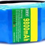 Batterie au lithium rechargeable li ion 10s2p 36 v 9,8 ah, avec prise