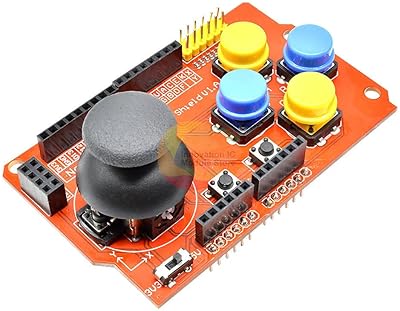 Manettes joy stick keyboard shield pour arduino nrf24l01 nk 5110 lcd