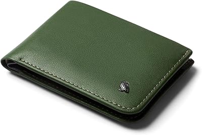 Portefeuille en cuir belroy slim de hide & sick, disponible en versions rfid