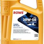 Huile moteur rowi hi-tech turbo hd sae 20w-50 plus - 5 litres