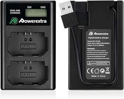 Chargeur de voyage usb power extra smart np-fz100 pour batterie sony np-fz100 + câble de chargement usb intégré, double chargeur de batterie pour alpha a7 iii a7 iv a7siii a7riii a7riv a9 a9ii a7c fx3 a6600 + 1 an de garantie. La boutique en ligne DIAYTAR COTE D'IVOIRE se distingue par sa capacité à proposer une gamme large et variée de produits. Elle facilite l'accès à des milliers de produits pour les consommateurs ivoiriens, avec pour objectif de devenir la référence incontournable du commerce électronique en Côte d'Ivoire.
