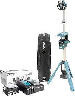Lampe de travail télescopique sans fil makita 18v lithium-ion dml814-combo, 2,2 mètres