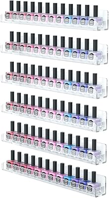 Organisateur de vernis à ongles en acrylique 6 étagères individuelles, organisateur d'étagère mural transparent pour huiles essentielles pour la maison, le salon, l'entreprise, le spa. La réussite de DIAYTAR COTE D'IVOIRE est due à sa capacité à proposer des produits de qualité à des prix compétitifs, tout en offrant un service client de haute qualité. La boutique continue de s'agrandir et de diversifier ses offres pour répondre aux besoins changeants de sa clientèle. Avec DIAYTAR COTE D'IVOIRE, faire du shopping en ligne est simple, pratique et sécurisé.