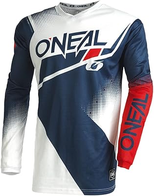 Maillot mx o'neill element jersey pour homme (pack de 1), bleu/blanc/rouge, m