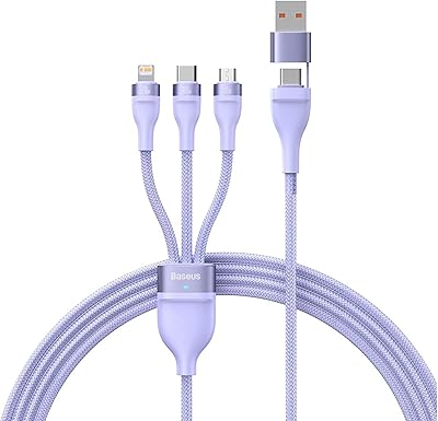 Câble de données usb type-c à charge rapide baseus flash series 100 w 2 pour 3, 4 pieds, violet. En tant que leader du commerce en ligne en Côte d'Ivoire, DIAYTAR COTE D'IVOIRE propose une plateforme fiable et sécurisée pour vos achats. Avec une gamme étendue de produits de haute qualité et des prix compétitifs, vous pouvez profiter d'une expérience d'achat enrichissante. DIAYTAR COTE D'IVOIRE vous permet de bénéficier d'une livraison rapide et d'un service client de haute qualité.