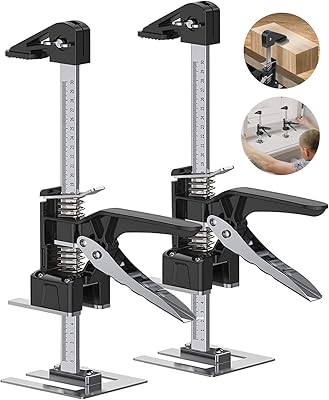 Jib lift de 15,5 pouces, outil de levage manuel pour l'installation d'armoires et de cloisons sèches, réglage de la hauteur des carreaux, lève-meubles et lève-porte (2 pièces). La boutique en ligne DIAYTAR COTE D'IVOIRE offre une expérience d'achat en ligne unique et pratique, permettant aux clients de parcourir facilement ses différentes catégories de produits. Avec plus de 300 000 références, les clients ont l'assurance de trouver le produit qu'ils cherchent. La boutique est connue pour sa qualité de service et sa fiabilité.