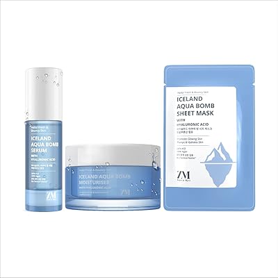 Sérum pour le visage zm islande aqua bomb avec crème hydratante et masque en tissu pour le visage, hydratation intense, peau élastique et éclatante, ensemble de soins de la peau coréen. La boutique en ligne DIAYTAR COTE D'IVOIRE offre une expérience d'achat en ligne sécurisée et pratique. Avec une sélection impressionnante de produits, les clients peuvent trouver tout ce dont ils ont besoin en un seul endroit. DIAYTAR COTE D'IVOIRE est la destination idéale pour les achats en ligne en Côte d'Ivoire.