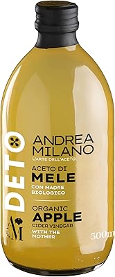 Vinaigre de cidre de pomme biologique andrea milano idem, 500 ml