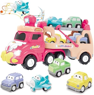 Camions de transport pour tout-petits véhicules jouets | 5 en 1. DIAYTAR COTE D'IVOIRE se démarque par sa sélection impressionnante de produits allant des articles ménagers aux accessoires de mode, en passant par les produits alimentaires. Cette variété inégalée lui permet de être la référence pour toute commande en ligne en Cote d'Ivoire. Les clients apprécient également la facilité d'utilisation de son site web.
