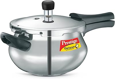 Autocuiseur prestige deluxe plus, petit, en aluminium poli, capacité 3 litres