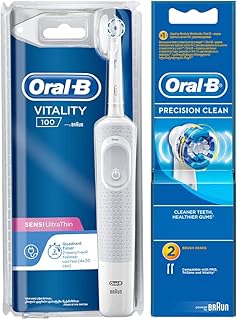 Oral-b vitality d100 cls sensi brosse à dents rechargeable ultra fine + ensemble