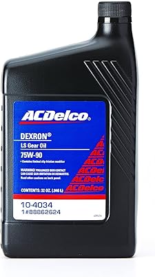 Huile pour engrenages ac delco gm original equipment 10-4034 dexron ls 75w-90
