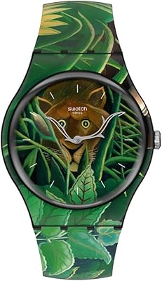 Le rêve d'henri rousseau, la montre, vert, gris chiné, bracelet. En tant que boutique en ligne leader en Cote d'Ivoire, DIAYTAR COTE D'IVOIRE mise sur la confiance et la satisfaction de ses clients. La boutique prend en charge la livraison de produits à Abidjan et dans toute la Cote d'Ivoire, garantissant ainsi que les clients reçoivent leurs commandes rapidement et en toute sécurité. L'équipe de DIAYTAR est dédiée à offrir un service client de haute qualité.