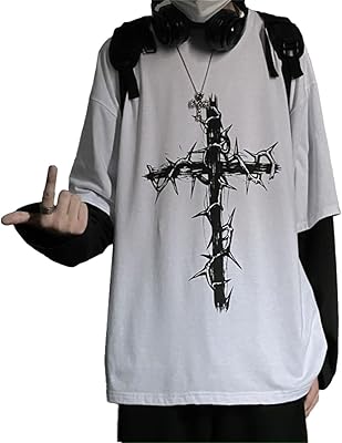 Chemise gothique deux pièces faux goth à manches longues, col rond, haut imprimé croisé y2k grunge clothing. Diaytar Côte d'Ivoire est une boutique en ligne généraliste proposant plus de 300 000 références, faisant d'elle le leader du marché ivoirien. Elle offre une large gamme de produits allant de l'électronique à la mode, en passant par les produits alimentaires. Le site est conçu pour offrir une expérience d'achat unique et personnalisée à ses clients.