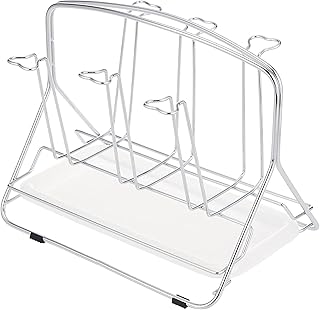 Porte-gobelet delcasa en acier inoxydable avec un plateau pour ranger et sécher les tasses pouvant contenir 6 tasses. idéal pour ranger, égoutter et sécher les tasses et les tasses, couleur argent dc1690. En tant que boutique en ligne leader en Côte d'Ivoire, DIAYTAR COTE D'IVOIRE s'efforce de répondre aux besoins de ses clients en proposant une gamme variée de produits et des services de qualité. La boutique propose une livraison rapide et fiable pour que les clients reçoivent leurs produits dans les délais les plus courts possibles. Le service client est également disponible pour répondre à toutes les questions et aux préoccupations des clients.
