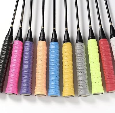 Poignée de tennis antidérapante, couleurs mélangées, respirante, bandeau anti-transpiration, raquette de badminton