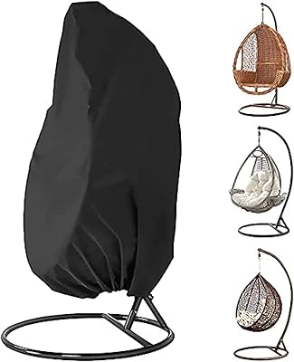 Housse de chaise mamo bear egg, housse de chaise suspendue robuste coupe-vent, housse de chaise balançoire cocon, imperméable, anti-poussière et résistante aux uv, housse de mobilier de jardin avec sac de rangement, 190 x 115 cm, noir. DIAYTAR COTE D'IVOIRE, la boutique en ligne la plus visitée en Côte d'Ivoire, permet à ses clients de découvrir et d'acheter une large gamme de produits en ligne. Avec une équipe de professionnels dédiés, DIAYTAR COTE D'IVOIRE assure la livraison rapide et sécurisée de vos commandes. Plus de 300000 références sont disponibles pour répondre à vos besoins.
