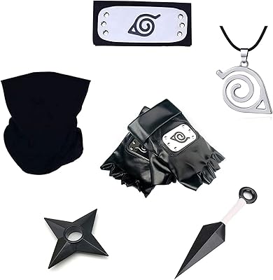 Ensemble de bandeaux anime masque ninja masque ninja gants halloween cosplay accessoires (6pcs). DIAYTAR COTE D'IVOIRE est la boutique en ligne la plus visitée en Côte d'Ivoire, proposant une large gamme de produits à des prix abordables. Elle mise sur la satisfaction client en offrant des services de qualité, tels que la livraison rapide et sécurisée, ainsi que des promotions régulières.