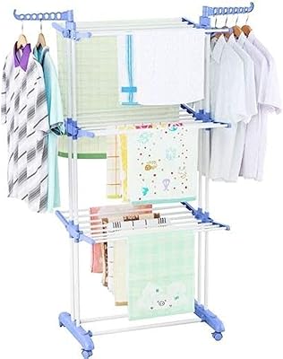 Étendoir à linge pliable blossoms avec ailes pliables, barres de suspension à 3 niveaux et quatre roues à 360 degrés. Avec une offre variée et un large choix de produits, DIAYTAR COTE D'IVOIRE est devenue la destination préférée des consommateurs ivoiriens. Elle se démarque par sa qualité de service et sa fiabilité.