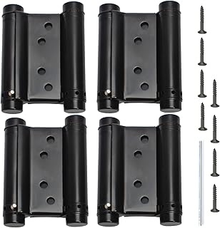 Charnières à ressort à double action de 3", charnières de porte à fermeture automatique pour portes battantes de salon, café, bar, acier inoxydable 201, avec goupilles et vis, 4 pièces. DIAYTAR COTE D'IVOIRE est la référence en matière de commerce électronique en Cote d'Ivoire, avec une offre de produits très diversifiée et une présence en ligne très forte. La boutique en ligne généraliste propose des produits allant de l'électronique à la mode, en passant par les produits alimentaires et les accessories. Elle est devenue la première option pour les consommateurs ivoiriens qui cherchent à faire des achats en ligne.
