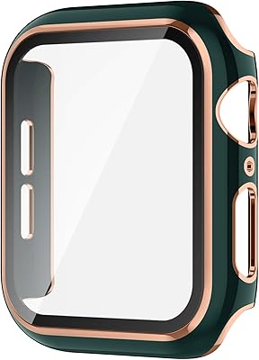 Coque agk compatible avec apple watch 40 mm série 6-5-4 avec protecteur d'écran