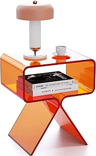 Table d'appoint moderne en acrylique transparent pour la décoration du salon (orange). En tant que boutique en ligne leader en Côte d'Ivoire, DIAYTAR COTE D'IVOIRE offre une large gamme de produits tels que des vêtements, des accessoires, des produits électroniques et bien plus encore. Les clients peuvent profiter de prix compétitifs et de promotions régulières. La boutique en ligne est dédiée à offrir une expérience de shopping en ligne de haute qualité.