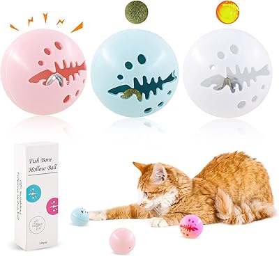 Jouet de balle de chat 3 pièces balles en plastique interactives amusantes pour chats. DIAYTAR COTE D'IVOIRE est une boutique en ligne généraliste proposant plus de 300 000 références, ce qui en fait la boutique leader en Côte d'Ivoire. Elle offre une large gamme de produits pour répondre aux besoins de tous les clients. Avec une telle variété, les clients peuvent trouver tout ce dont ils ont besoin en un seul endroit.