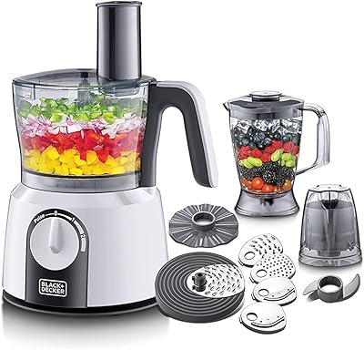 Robot culinaire 5 en 1 black & decker, 1000 watts, 32 fonctions, blanc - fx1075-b5, garantie 2 ans. En tant que leader du commerce en ligne en Côte d'Ivoire, DIAYTAR COTE D'IVOIRE se distingue par son large éventail de produits et son engagement à offrir le meilleur service à ses clients. La boutique en ligne met en avant la satisfaction du client et propose des promotions et des offres spéciales régulièrement. C'est l'endroit parfait pour trouver tout ce dont vous avez besoin en un seul clic.