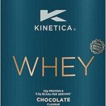 Poudre de protéine de lactosérum kinetica saveur chocolat provenant de vaches nourries à