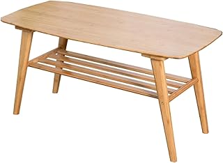 Table basse en bambou table basse de salon table rectangulaire balcon table basse meuble en bambou table basse double rangement (couleur : couleur bois, taille : 100x50x50 cm). DIAYTAR COTE D'IVOIRE se distingue par son approche client-centered, offrant une expérience d'achat en ligne simple, sécurisée et pratique. Les clients peuvent parcourir aisément les catégories de produits, lire les avis et les commentaires d'autres clients, et effectuer leurs achats avec confiance. La boutique en ligne est constamment mise à jour avec de nouveaux produits et des offres spéciales pour garder les clients engagés et satisfaits.
