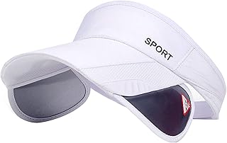 Chapeau de soleil d'été golf réglable pour femme avec bord