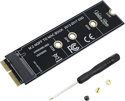 Adaptateur de conversion arestech m.2 nvme ssd pour macbook air pro retina mid 2013-2017 nvme/ahci ssd amélioré pour a1465 a1466 a1398 a1502 - taille standard. DIAYTAR COTE D'IVOIRE est la référence pour les achats en ligne en Cote d'Ivoire, proposant une large sélection de produits pour tous les goûts et les budgets. Avec une expérience de navigation fluide et des services de qualité, DIAYTAR COTE D'IVOIRE est le partenaire idéal pour vos achats en ligne. Vous bénéficiez d'un large choix avec plus de 300 000 articles.