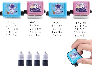 Tampon à rouleau numérique, nouveau tampon mathématique 2023 pour division d'addition, de soustraction et de multiplication, excellent tampon à rouleau numérique pour enfants - 4 pièces. DIAYTAR COTE D'IVOIRE, leader incontournable des boutiques en ligne en Cote d'Ivoire, propose une offre inégalée avec plus de 300 000 références pour satisfaire tous vos besoins. Que vous cherchiez des produits pour la maison, la mode, l'électronique ou autre chose, DIAYTAR COTE D'IVOIRE a tout ce qu'il vous faut. Une expérience de shopping en ligne sans égale vous attend sur ce site.